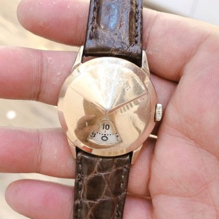 Đồng hồ cổ Lord Elgin 2 kim đĩa 14k goldfilled chính hãng thuỵ sỹ