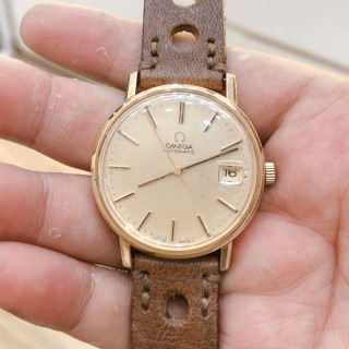 Đồng hồ cổ Omega automatic lacke vàng 18k chính hãng thuỵ sỹ