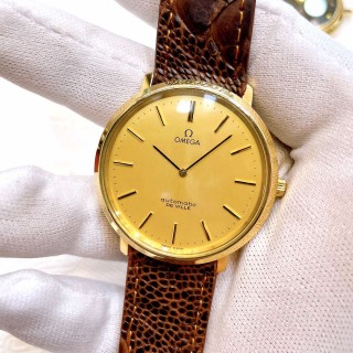 Đồng hồ cổ Omega De Ville Automatic lacke vàng 18k chính hãng Thuỵ Sĩ