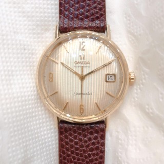 Đồng hồ cổ Omega seamaster automatic vàng đúc 14k nguyên khối chính hãng Thụy Sĩ