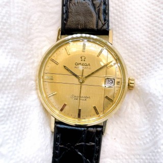Đồng hồ cổ Omega seamaster De Ville Automatic 14k Goldfilled chính hãng Thuỵ Sĩ