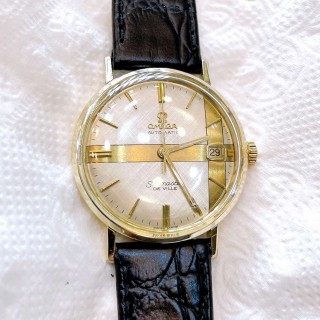 Đồng hồ cổ Omega seamaster De Ville Automatic 14k Goldfilled toàn thân chính hãng Thuỵ Sĩ