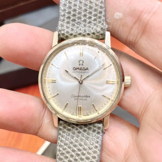Đồng hồ cổ Omega seamaster De ville Nữ automatic bọc vàng 14k chính hãng Thụy Sĩ