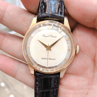 Đồng hồ cổ Orient lên dây lacke vàng 18k chính hãng