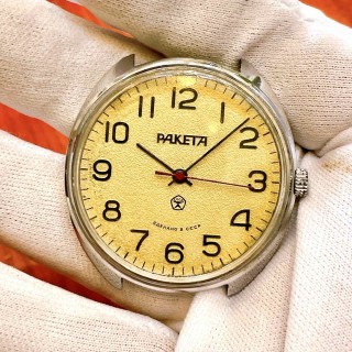 Đồng hồ cổ Paketa lên dây chính hãng Nga