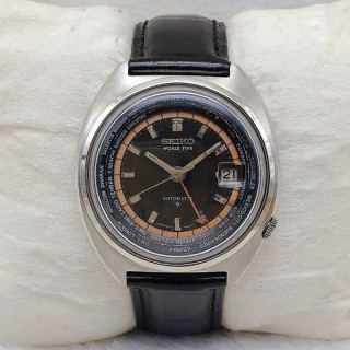 Đồng hồ cổ SEIKO Automatic GMT WORLD TIME 4 kim chính hãng Nhật