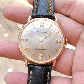 Đồng hồ cổ Seiko crown lên dây lacke 14k toàn thân chính hãng nhật bản